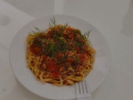 Mì Ý sốt cá ngừ