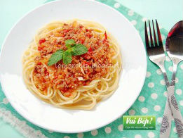 Mì Ý sốt thịt bò băm