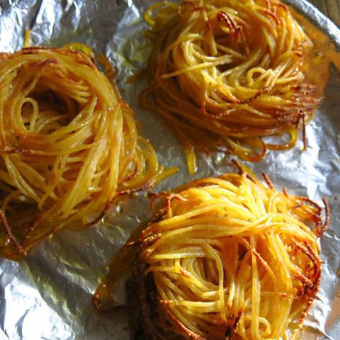 Cách làm Mì ý tổ chim