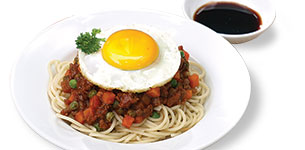 Mì Ý xào thịt bò băm