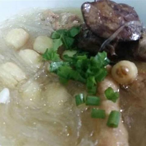 Cách làm miến gà hạt sen