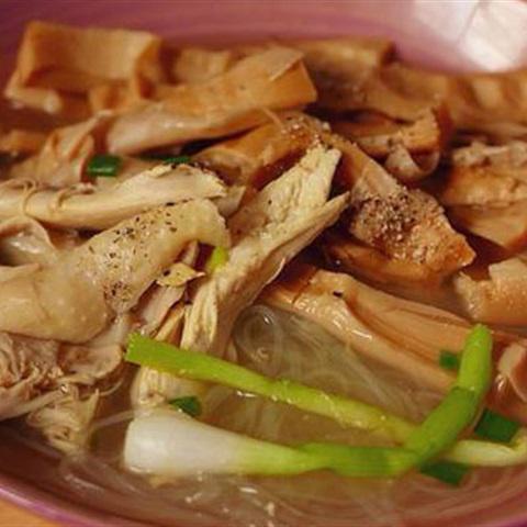 Cách làm miến măng gà xé