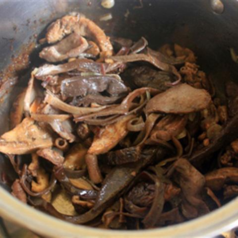 Cách làm miến nấu lòng mề