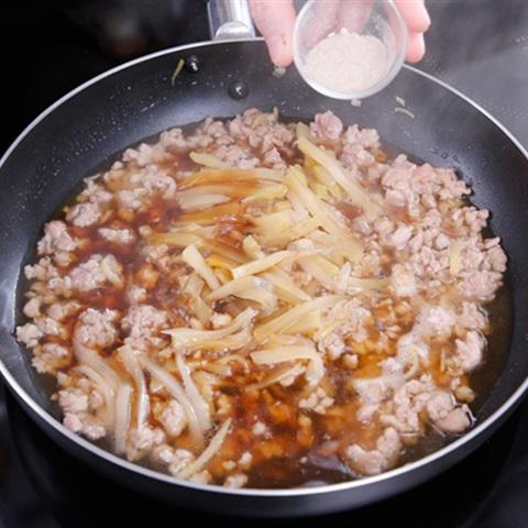 Cách làm miến nấu thịt băm