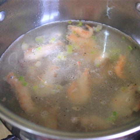 Cách làm miến nấu tôm tươi