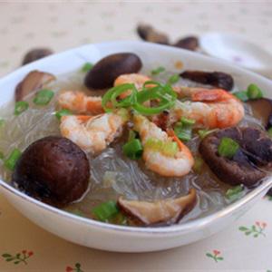 Cách làm miến nấu tôm tươi