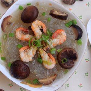 Cách làm miến nấu tôm tươi