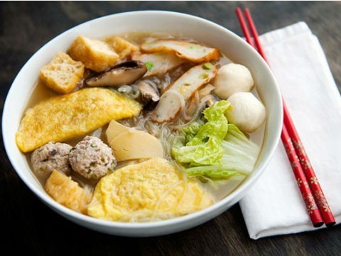 Miến thập cẩm há cảo trứng