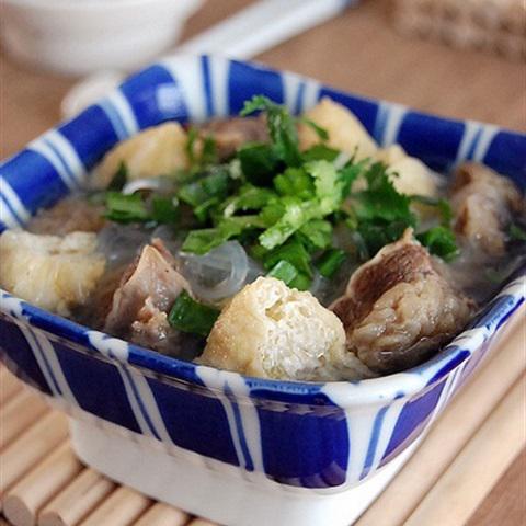 Cách làm miến thịt bò đậu hũ