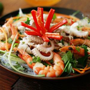 Cách làm miến trộn hải sản