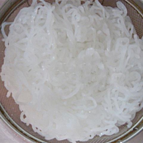 Cách làm miến trộn rau cải