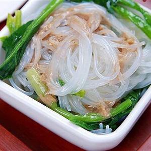 Cách làm miến trộn rau cải