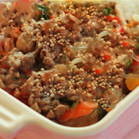 Cách làm miến trộn thịt bò