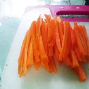 Cách làm miến trộn với rau cải