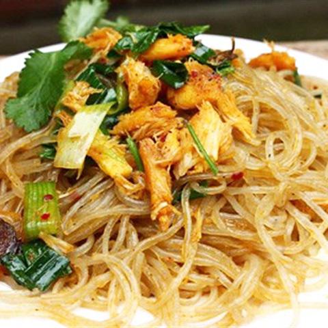 Cách làm miến xào cua