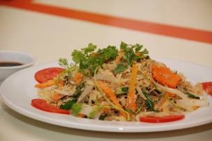 Miến xào cua bể