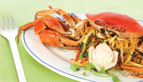 Miến xào cua tay cầm