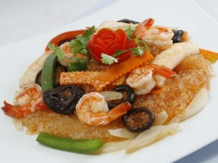 Miến xào hải sản