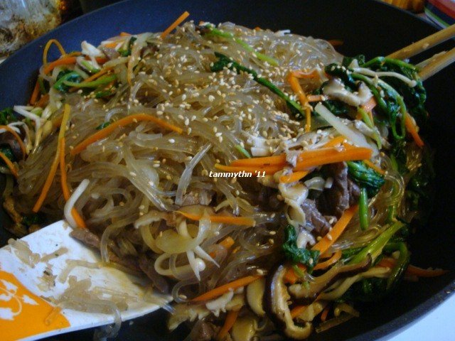 Miến xào kiểu Hàn Quốc