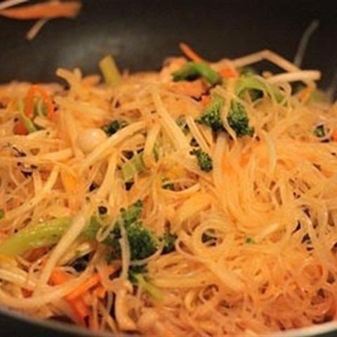 Cách làm miến xào mì căn