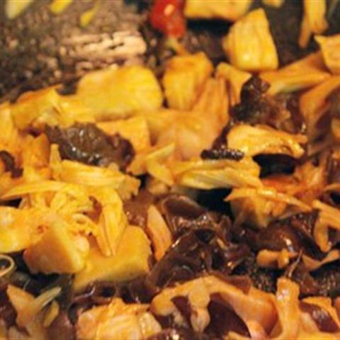 Cách làm miến xào mít non