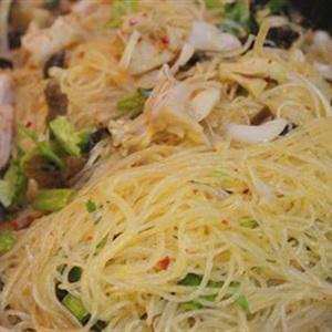 Cách làm miến xào mít non