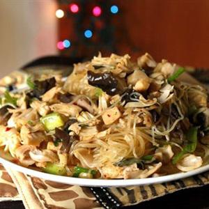 Cách làm miến xào mít non