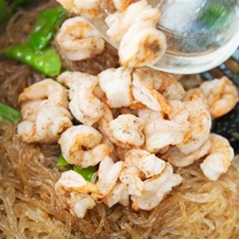 Cách làm miến xào tôm đậu