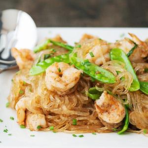 Cách làm miến xào tôm đậu