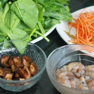 Cách làm miến xào tôm