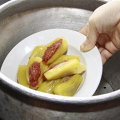 Cách làm mít nhồi thịt hấp