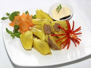 Mít nhồi thịt hấp