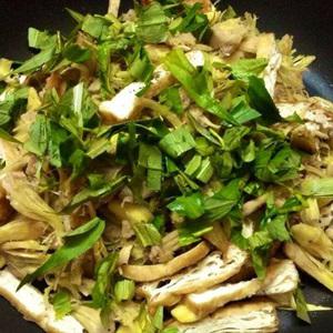 Cách làm mít non trộn chay