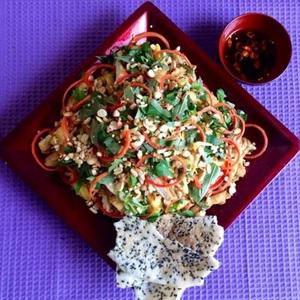 Cách làm mít non trộn chay