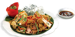 Mít non trộn tàu hũ ky