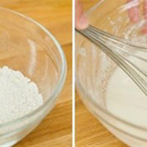 Cách làm mochi nhân kem 3 màu