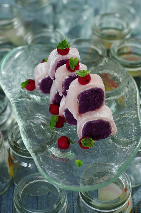 Mochi nhân khoai lang tím