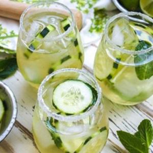 Cách làm mojito trà xanh dưa leo