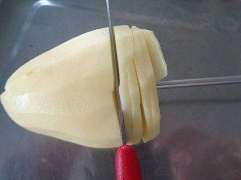 Món ăn mùa Hè: Mực nhồi khoai lang hấp