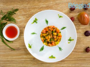 Món ăn mùa hè: Salad cà chua kiểu Ma rốc