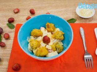 Món ăn mùa Hè: Salad trái cây sò điệp