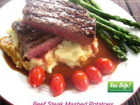 Món bò bít tết khoai tây nghiền