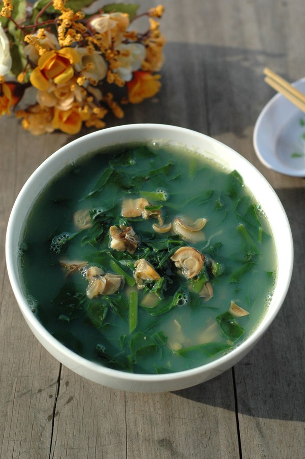 Món canh cho thời tiết mát mẻ – Canh Mồng Tơi nấu Trai