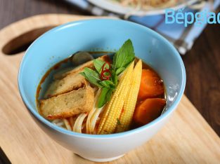 Món chay: Bún bò chay thơm ngon, nhẹ vị