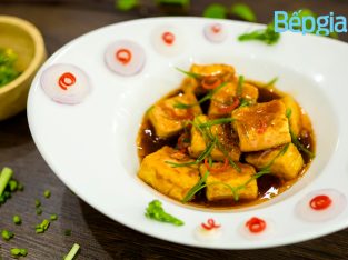 Món chay: Đậu hũ sốt Singapore giá “hạt dẻ”