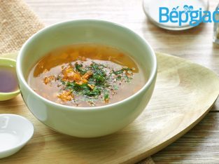 Món chay: Súp cải xá bấu