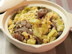 Món cơm chiên dưa bò