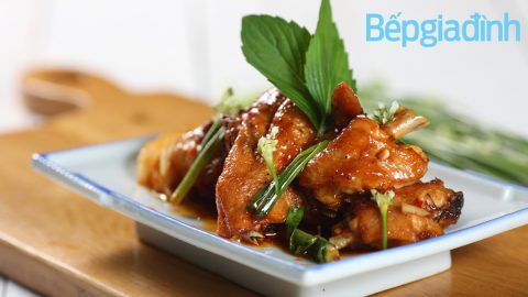 Món nấu nhanh: 20 phút cho món cánh gà sapo bắt cơm