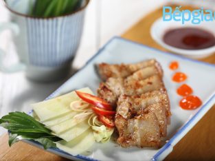 Món nấu nhanh: Thịt ba chỉ nướng riềng sả ngon tuyệt