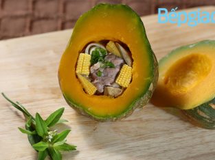 Món ngon cho bé: Thịt vịt chưng bí đỏ siêu bổ dưỡng